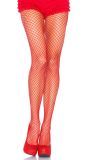 Plussize Rode Elastaan Visnet Panty
