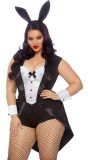 Plussize Tuxedo Bunny Kostuum