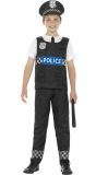 Politie Outfit Jongens Zwart Wit