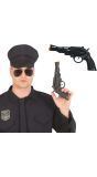 Politie Revolver Zwart 27cm