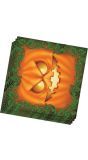 Pompoenprint Servetten Halloween