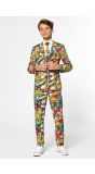 Pop-Art Banana Opposuits Kostuum Tieners