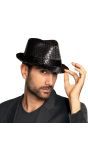 Popstar Pailletten Fedora Zwart
