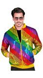 Pride Regenboog Pailletten Foute Trainingsjas