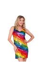 Pride Regenboog Pailletten Jurkje Dames