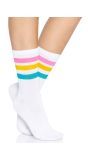 Pride Sokken Roze Gele en Blauwe Strepen