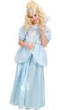 Prinses Lichtblauw Kinderen Kostuum