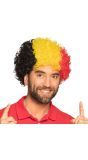 Pruik Belgische Vlag Krullend