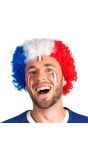 Pruik Franse Vlag Krullend