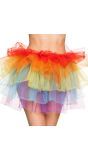 Rainbow Tutu Rokje Deluxe Dames