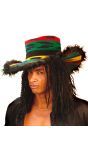 Rasta Hoed met Pluche Rand