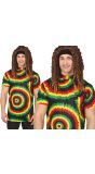 Rastafari Shirt Wiet Heren