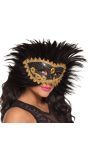 Raven Queen Veren Oogmasker Zwart