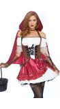 Rebelse Roodkapje Kostuum