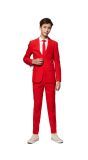 Red Devil Opposuits Kostuum Tiener
