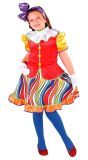 Regenboog Clown Jurkje Meisjes
