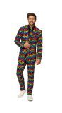 Regenboog Dierenprint Opposuits Kostuum