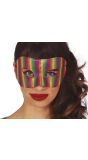 Regenboog Glitter Oogmasker