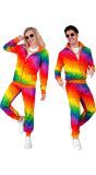 Regenboog Pixel Trainingspak Unisex