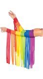 Regenboog Sliertjes Armwarmer