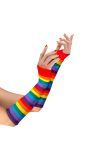 Regenboog Vingerloze Handschoenen