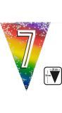 Regenboog Vlaggetjes Cijfer 7