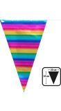 Regenboog Vlaggetjes Metallic