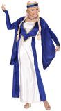 Renaissance Koningin Jurk Dames Blauw