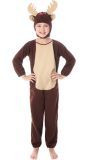 Rendier Jumpsuit Bruin Kinderen Kerst