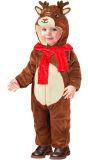 Rendier Kerst Onesie Bruin Baby