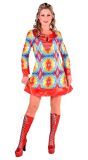 Retro 70's Jurk Vrouwen