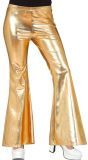 Retro Gouden Bell Bottom Broek