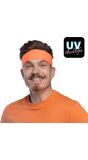 Retro Hoofdband Neon Oranje