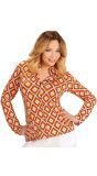 Retro Jaren 70 Shirt Dames