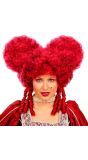 Rode Barok Pruik