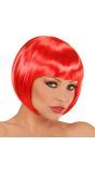 Rode Boblijn Pruik