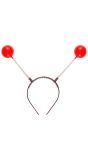 Rode Bollen Antenne Haarband