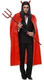 Rode Cape met Kraag
