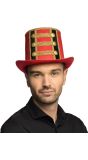 Rode Circusdirecteur Hoed Volwassenen