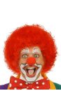 Rode Clown Pruik