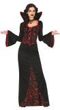 Rode Dracula Vampier Jurk Vrouw