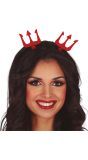 Rode Duivel Hoorntjes Haarband