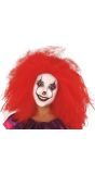 Rode Enge Clown Pruik