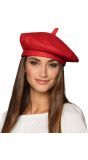 Rode Franse Baret Vilt