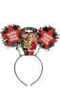 Rode Gelukkig Nieuwjaar Hoofdband