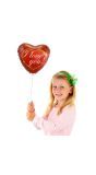 Rode I Love You Hartvormige Mini Folieballon