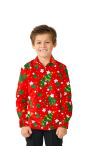 Rode Kerstmis Blouse Jongens