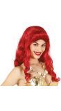Rode Kleine Zeemeermin Disney Pruik