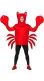 Rode Krab Kostuum
