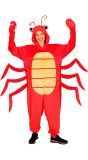 Rode Kreeft Onesie Dames Heren